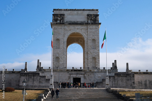 Sacrario militare di Asiago o Santuario del Leiten, grande monumento storico e uno dei principali ossari militari della Prima Guerra Mondiale photo