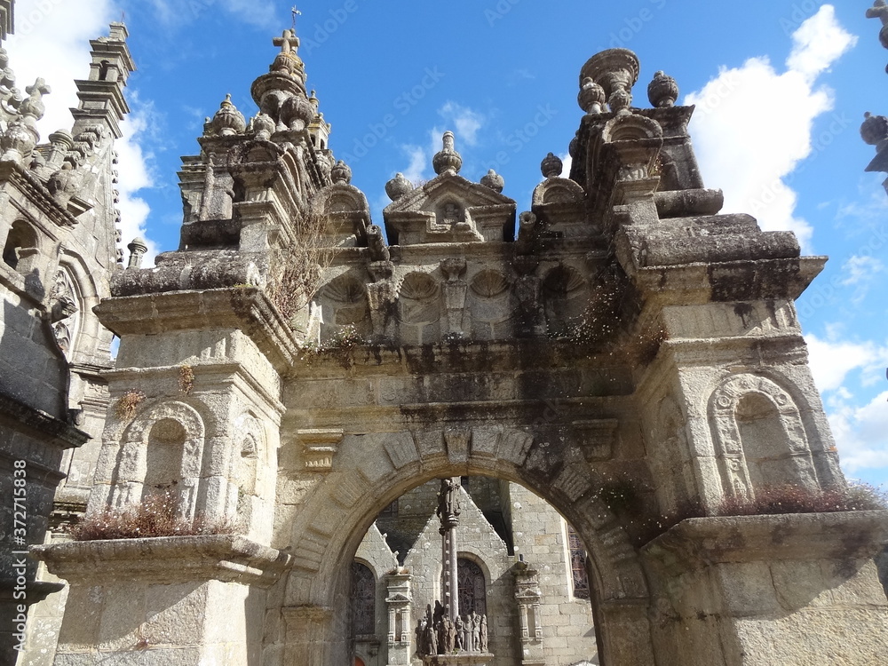 Enclos paroissial de Saint-Thégonnec, Finistère, Bretagne, France,