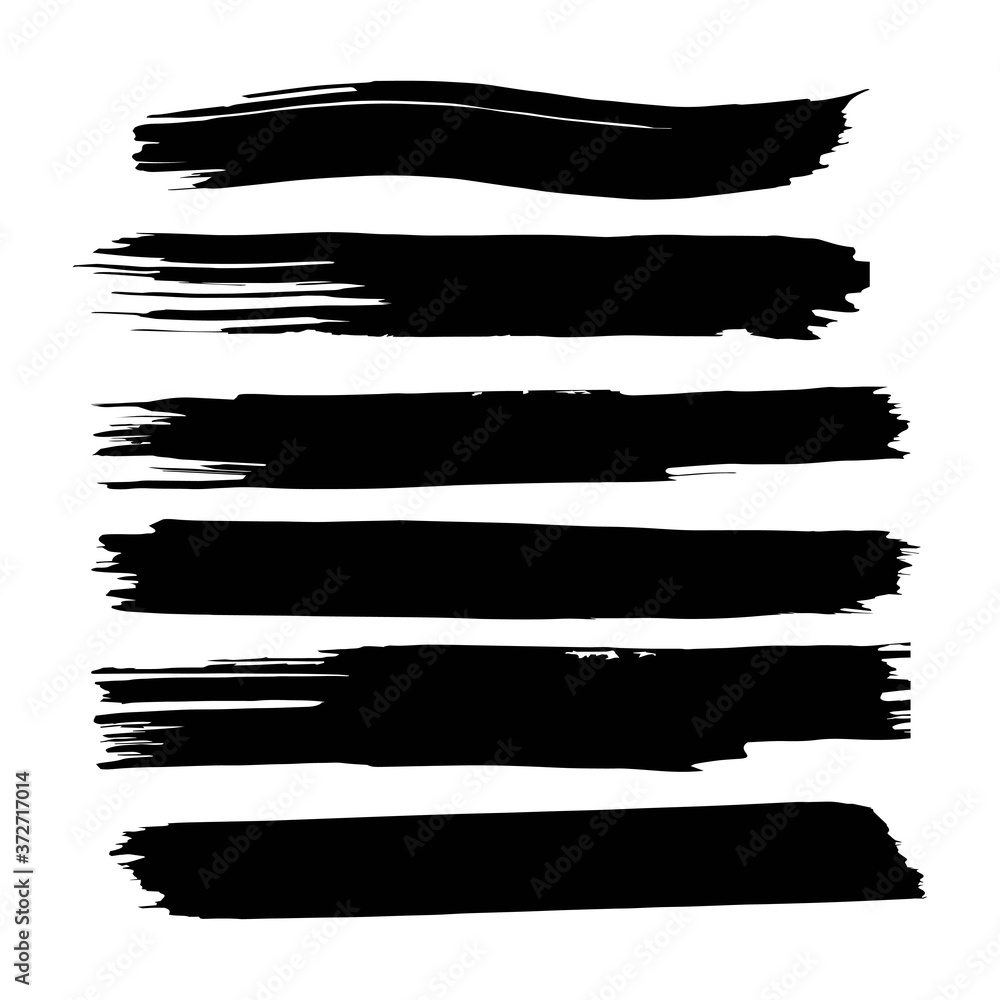 Brush strokes. Vector paintbrush set. Grunge design elements. Rectangle text boxes. Thin dirty distress texture banners. Ink splatters. Grungy painted banners isolated on white background. Brush strokes. Vector paintbrush set. Grunge design elements. Rectangle text boxes. Thin dirty distress texture banners. Ink splatters. Grungy painted banners isolated on white background.
