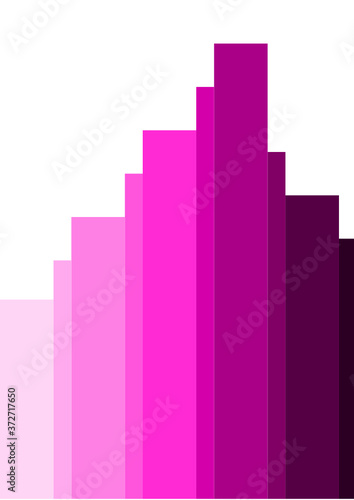 colonnes   abstrait  statistique     volution  en rose