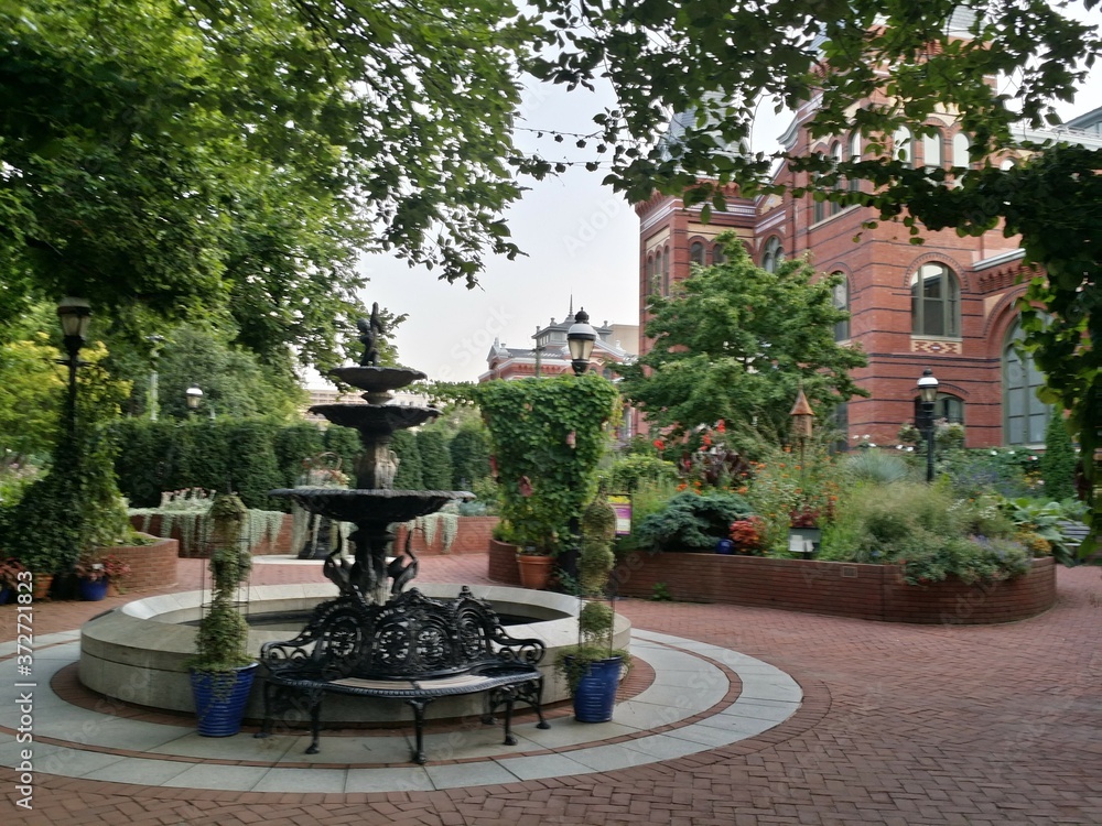 A view of the Smithsonian Castle in Washington, DC