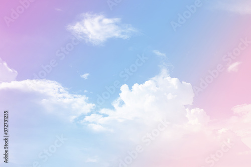 Abstract beautiful pastel sky for a background. © NONTANUN