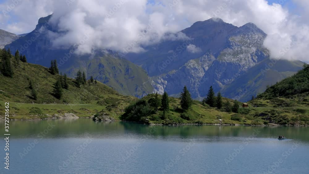 Mountain Lake Truebsee in Switzerland - travel photography Mountain Lake Truebsee in Switzerland - travel photography
