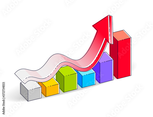 Growth chart stats bar isol...