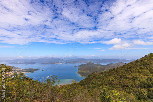 Sea view from mountain