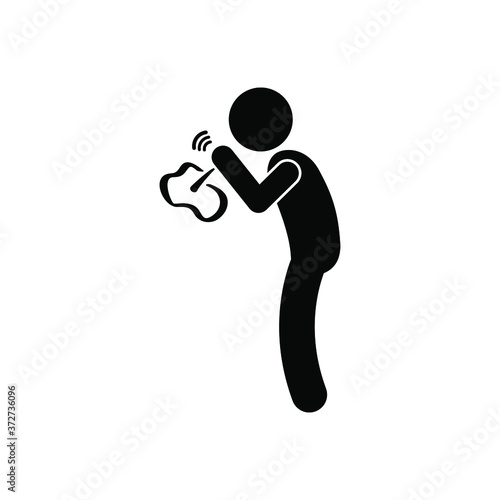 Patient and Sick icon set. Hospital Clinic Medical Healthcare Doctor Nurse Icon Symbol.