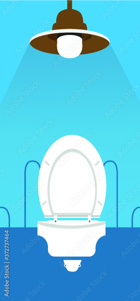 Naklejka premium Toilet, wc icons