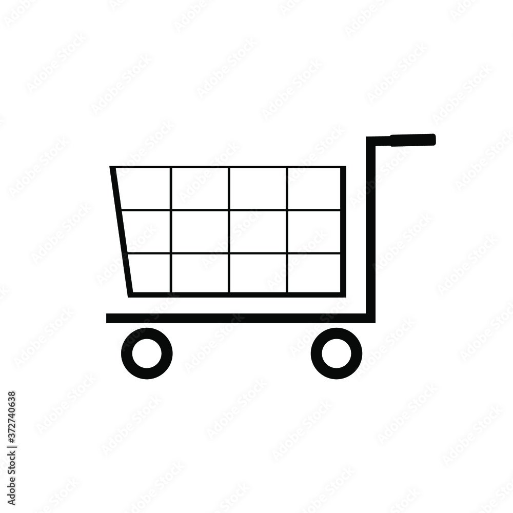 Shopping cart vector icon set collection. Shopping cart vector icon set collection.