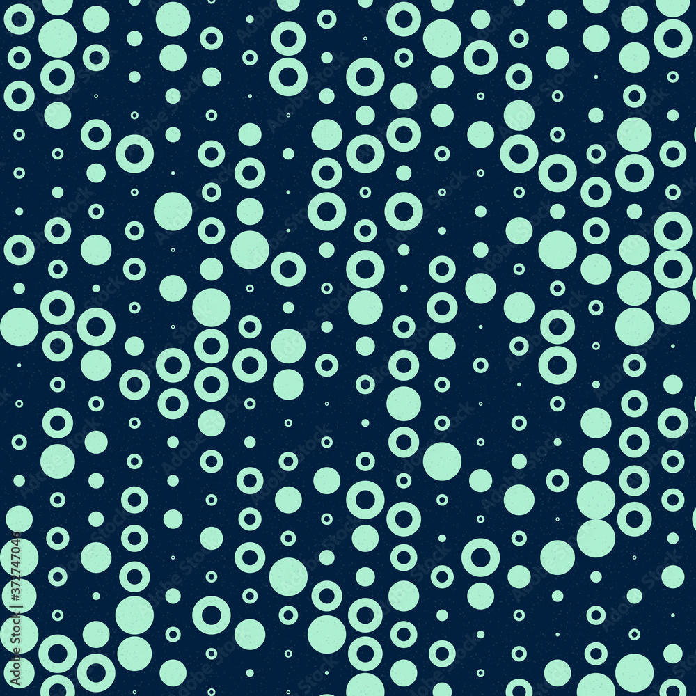 Abstract Color Halftone Dots generative art background illustration