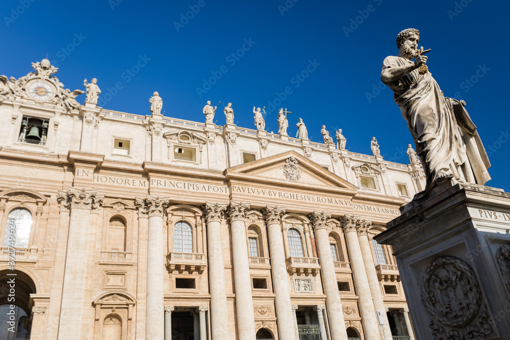 Piazza San Pietro senza persone, Vaticano