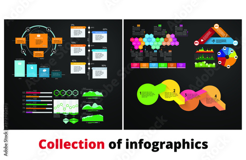 Infographic vector elements for business illustration