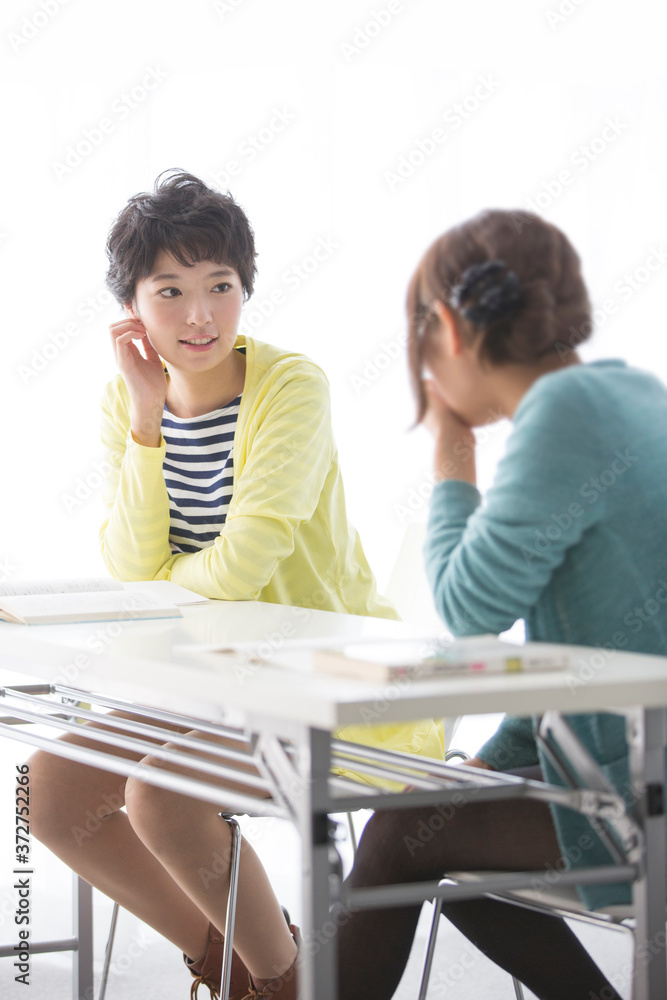 Fototapeta premium 塾の友達