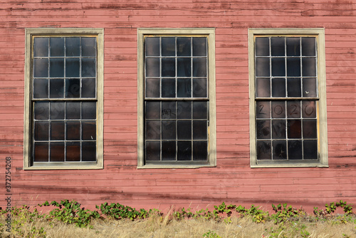 Old warehouse windows