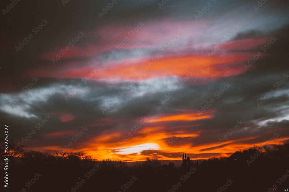 Fototapeta premium ATARDECER