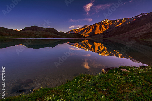 The beauty of Chandra Tal of Himalayas