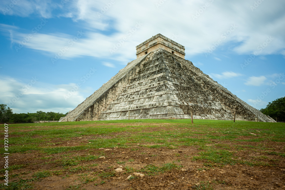 Chichen Itza an Mayan arqueological zone at Yucatan, Mexico.