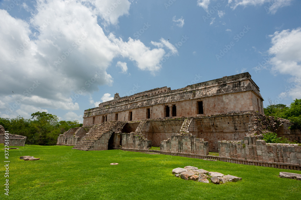 Sayil an Mayan arqueological zone at Yucatan, Mexico.