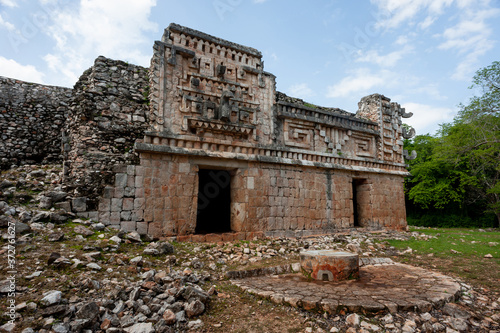 Labná an Mayan arqueological zone at Yucatan, Mexico. photo