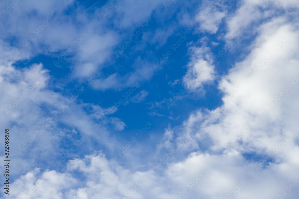 Large blue sky with clouds Large blue sky with clouds