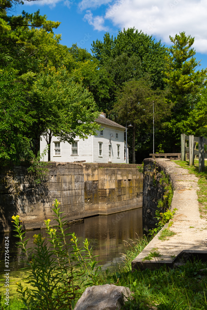 Lock on the I & M Canal