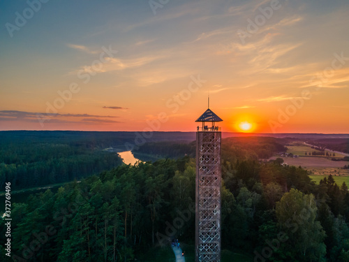 Tallest Lithuanian view (observation) tower in Birstonas