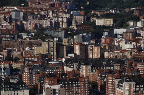 Urbascape in the city of Bilbao