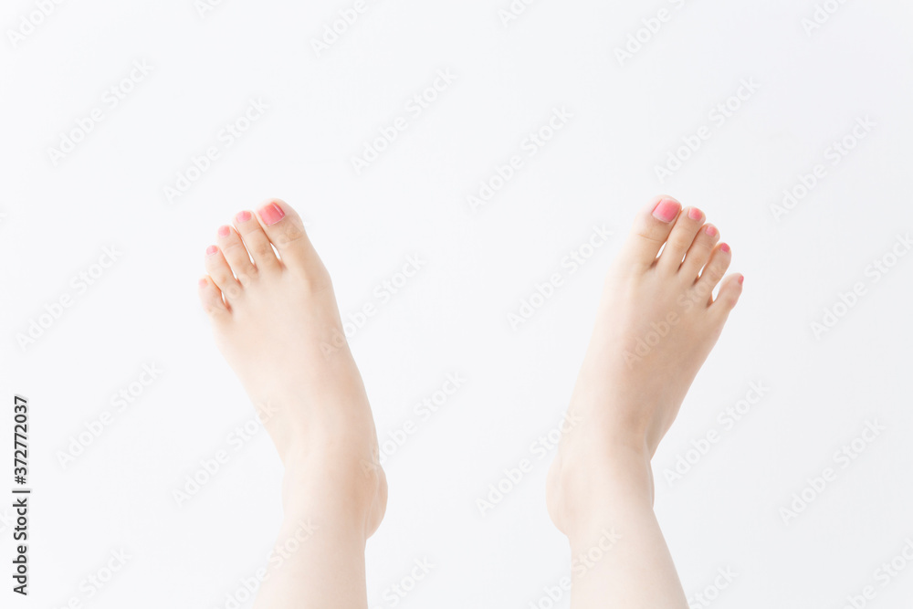 Obraz premium 女性の足先