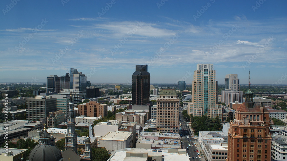 Obraz premium Sacramento Skyline