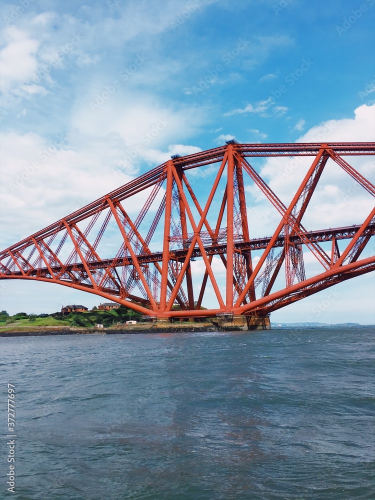 Sailing in Edinburgh, Scotland near Forth Bridges. Sailing in Edinburgh, Scotland near Forth Bridges.