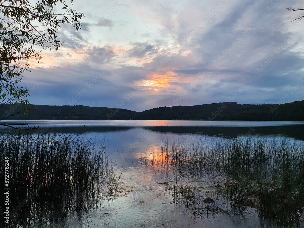 Fototapeta premium Laacher See; germany; volcano lake 