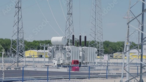Operation of power transformers of electric current at a high-voltage substation