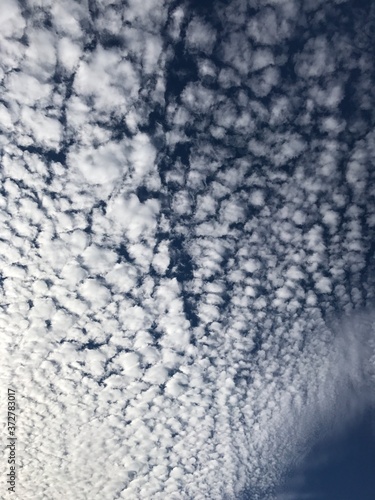 blue sky and clouds