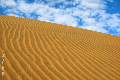 SAND DUNES AND SAND PATTERNS IN THE NAMIB DESERT IN NAMIBIA