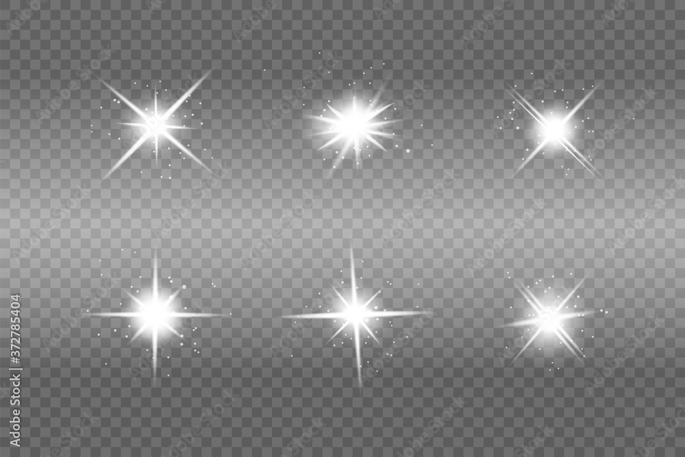White sparks glitter special light effect. Vector sparkles on transparent background. Christmas abstract pattern. Sparkling magic dust particles White sparks glitter special light effect. Vector sparkles on transparent background. Christmas abstract pattern. Sparkling magic dust particles