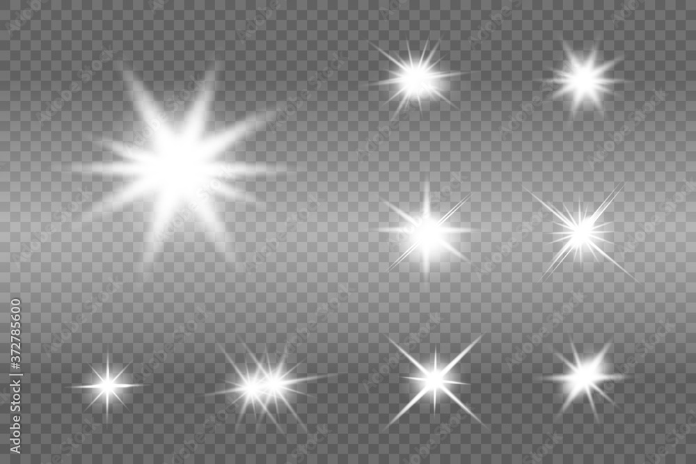 White sparks glitter special light effect. Vector sparkles on transparent background. Christmas abstract pattern. Sparkling magic dust particles White sparks glitter special light effect. Vector sparkles on transparent background. Christmas abstract pattern. Sparkling magic dust particles