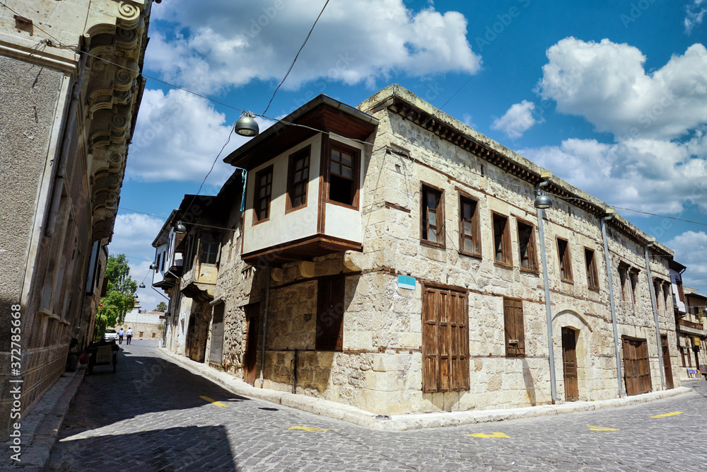 Fototapeta premium Old Street And Historic Houses From Tarsus, Mersin, Turkey 