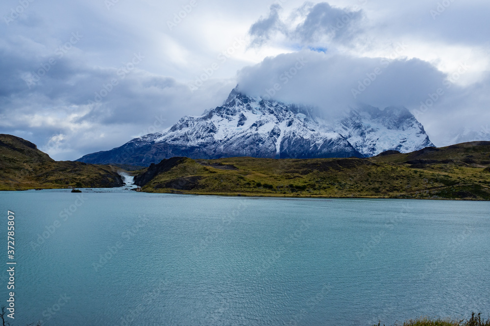 Lago Pehoé with Los Cuernos on the background.
Patagonia, Chile.