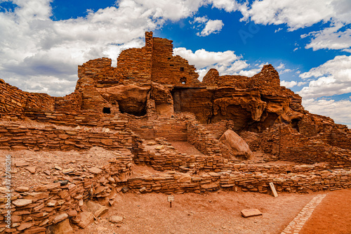 Bilde på lerret The ruins of the pueblo at Wupatki National Monument