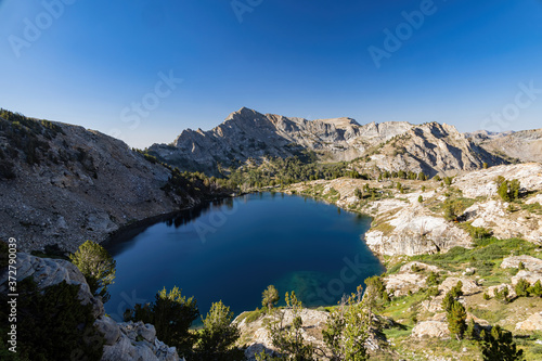 Morning view of the beautiful Liberty Lake