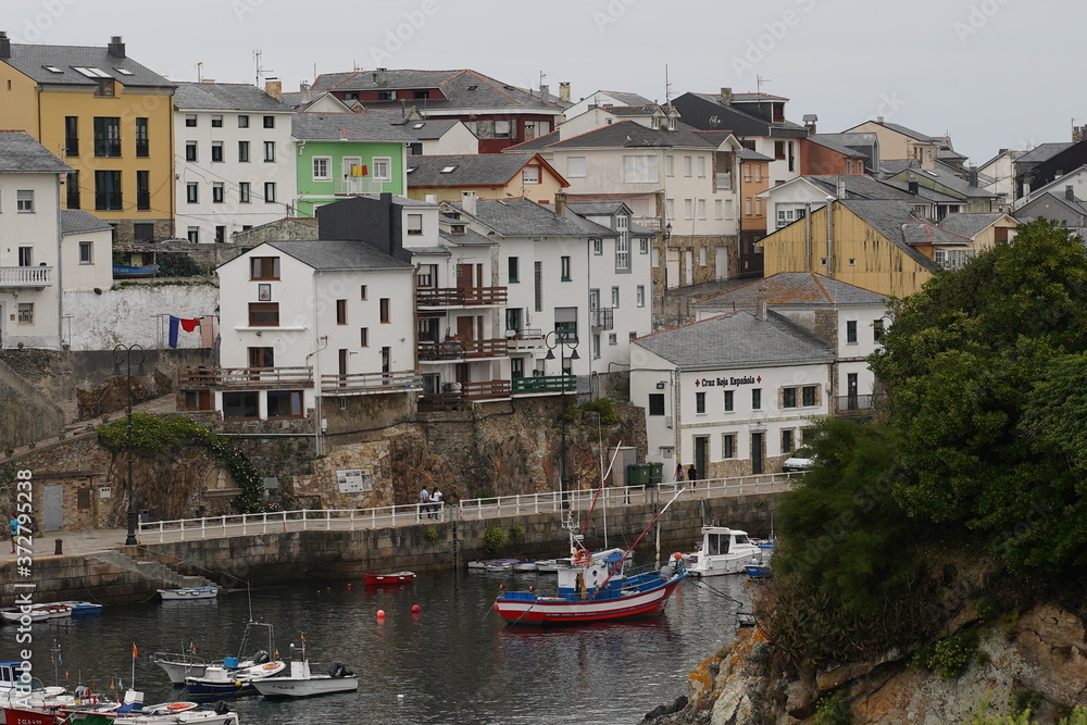 Tapia de Casariego, beautiful coastal village in Asturias,Spain. 