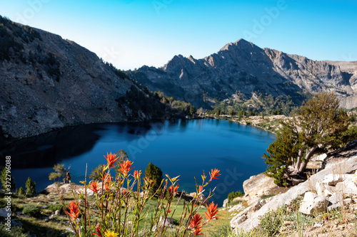 Fotografie Morning view of the beautiful Liberty Lake