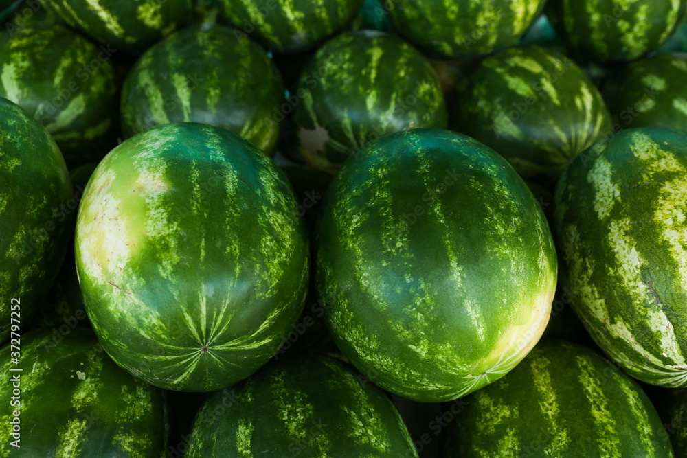 background of watermelons in the market background of watermelons in the market