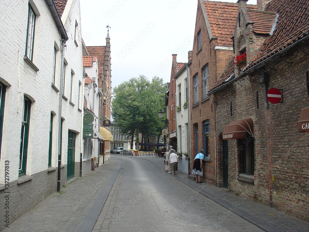 narrow street in the old town narrow street in the old town