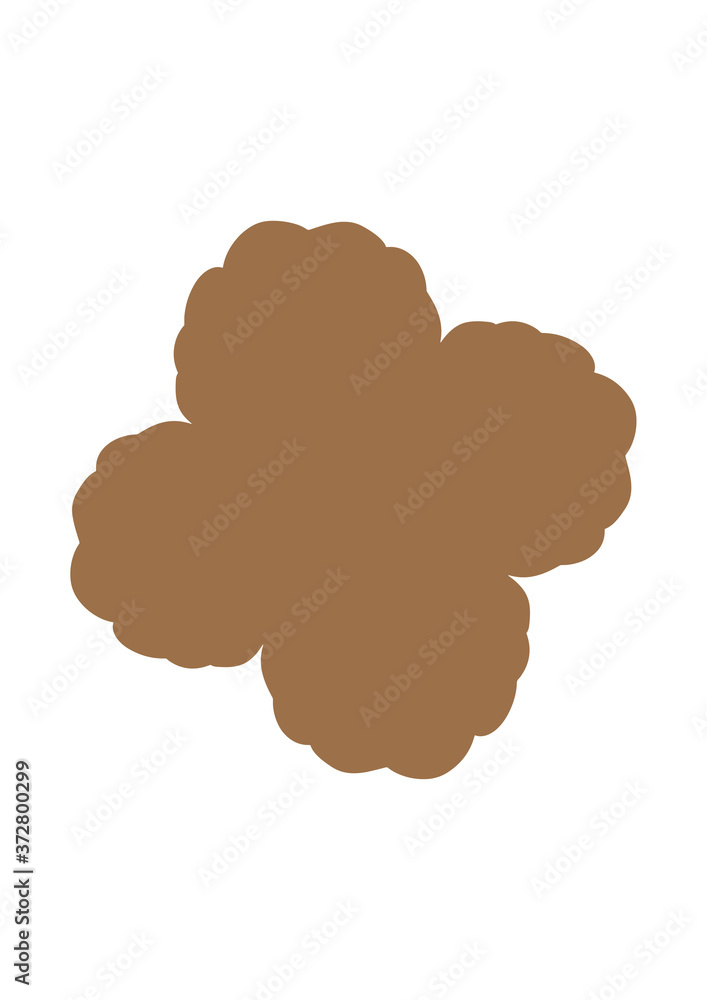 Abstract floral clipart for collages. Foliage silhouette on the white isolated background. Abstract floral clipart for collages. Foliage silhouette on the white isolated background.