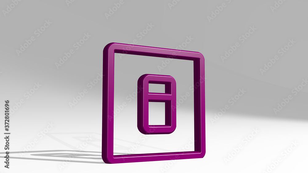 switch on 3D icon casting shadow, 3D illustration for background and button switch on 3D icon casting shadow, 3D illustration for background and button