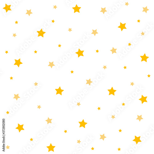 Seamless pattern with star in white background © bebuntoon