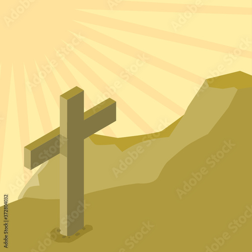 cross on the hill