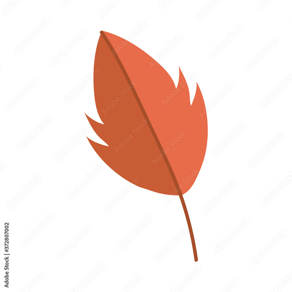 autumn leaf plant flat style icon autumn leaf plant flat style icon