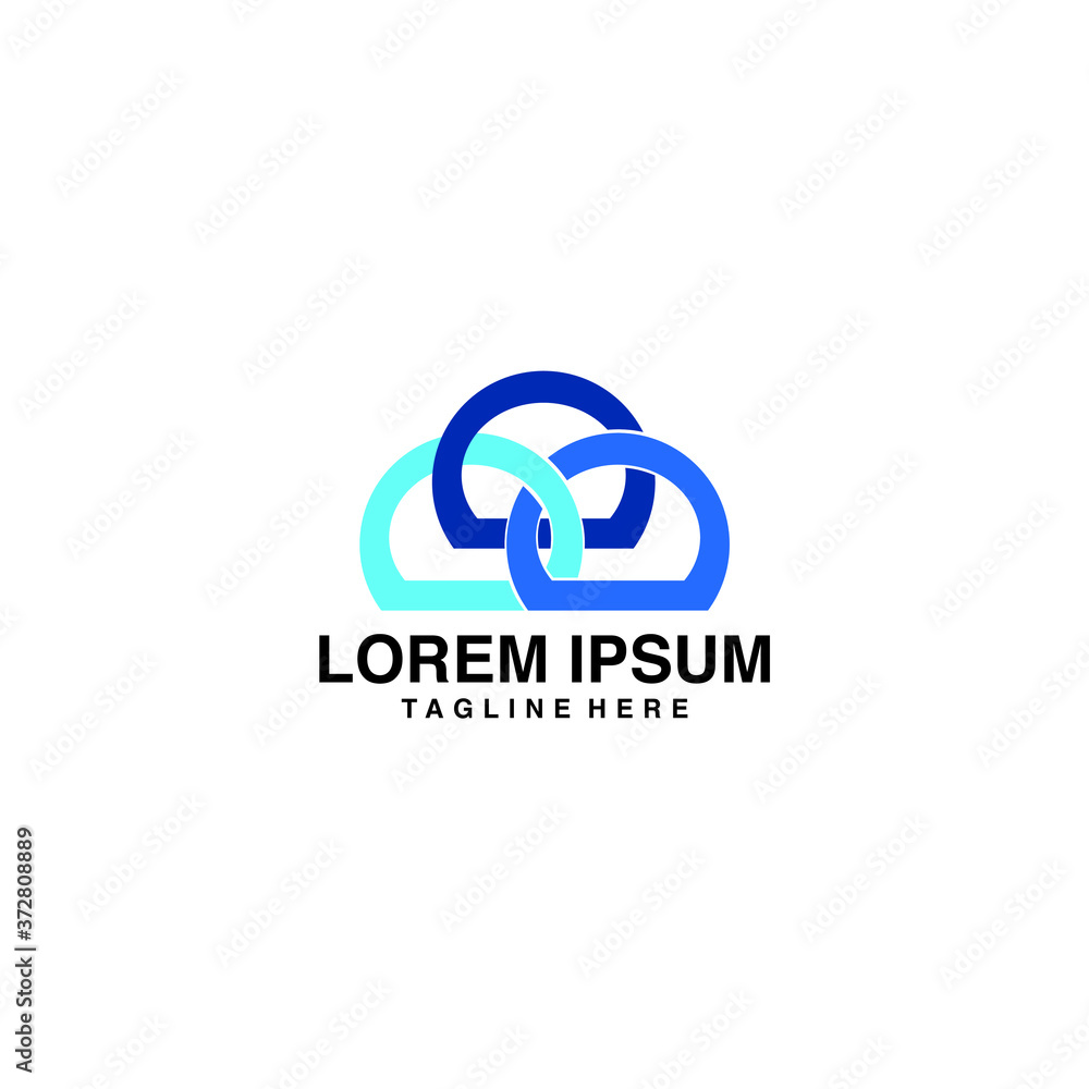 Cloud Logo Vector Illustration Icon Cloud Logo Vector Illustration Icon