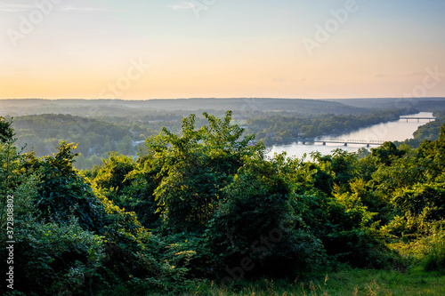 Wallpaper Mural Scenic view of Delaware river bridges from Goat Hill Overlook Torontodigital.ca